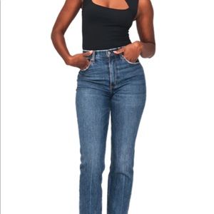 Curve Love 90s Ultra High Rise Straight Jeans